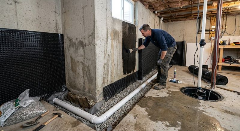 Basement Walls Waterproofing in Montgomery, AL