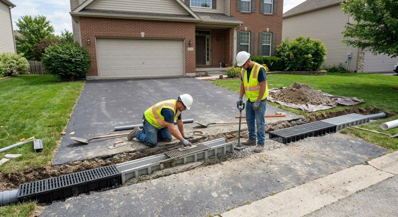 Hillside Drainage Installation in Birmingham, AL